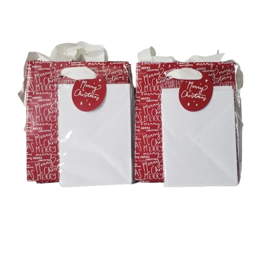 CHRISTMAS GIFT BAGS - LOT OF 10 NEW CHRISTMAS PACKAGING